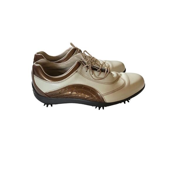 Foot joy women’s low pro collection, 10/bronze soft spike golf shoes, size 9 ￼ - Picture 3 of 5